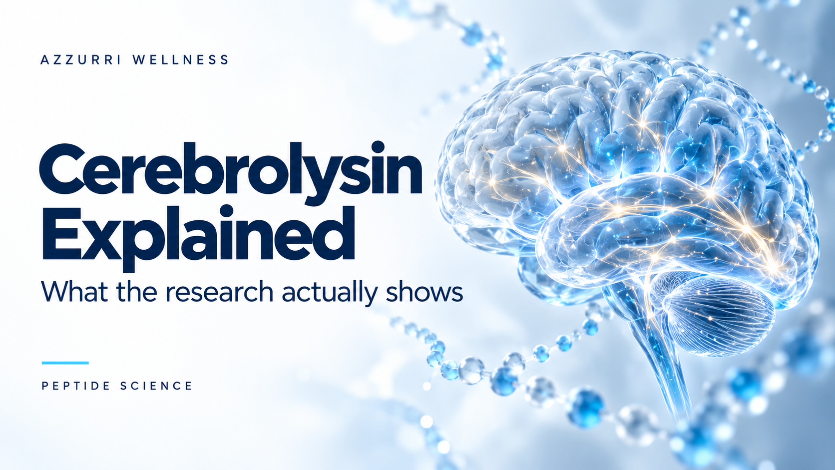 Cerebrolysin Explained: Research, Evidence and Limits