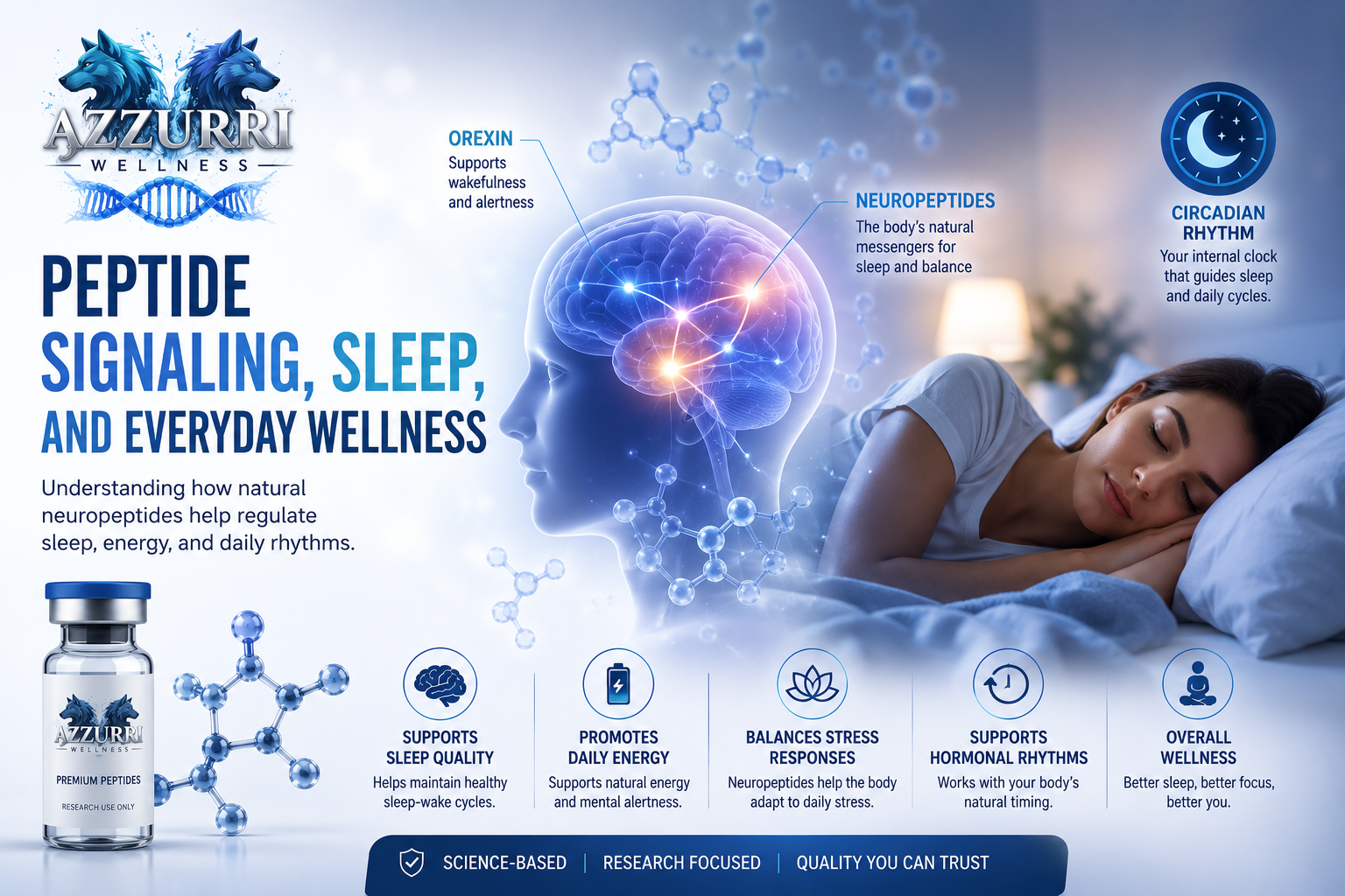 Peptide Signaling, Sleep, and Everyday Wellness