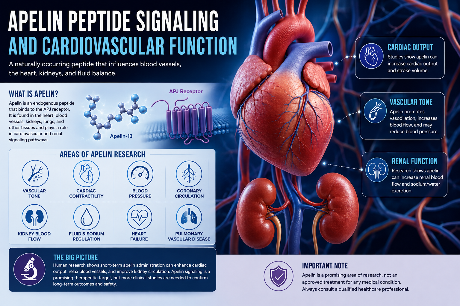 Apelin Peptide Signaling and Cardiovascular Function—What Human Research Shows