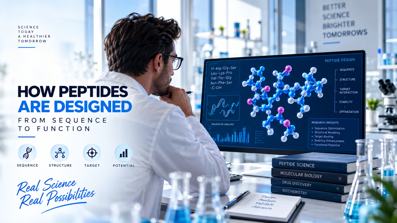 How Peptides Are Designed: From Sequence to Function