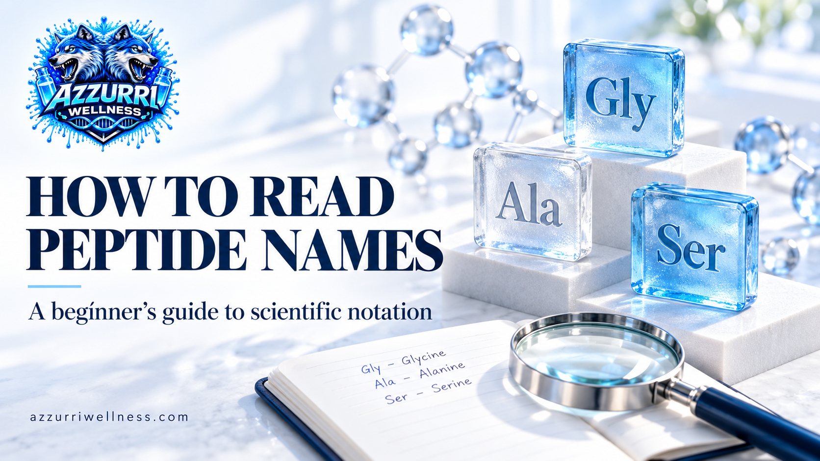 How to Read Peptide Names: A Beginner’s Guide to Scientific Notation