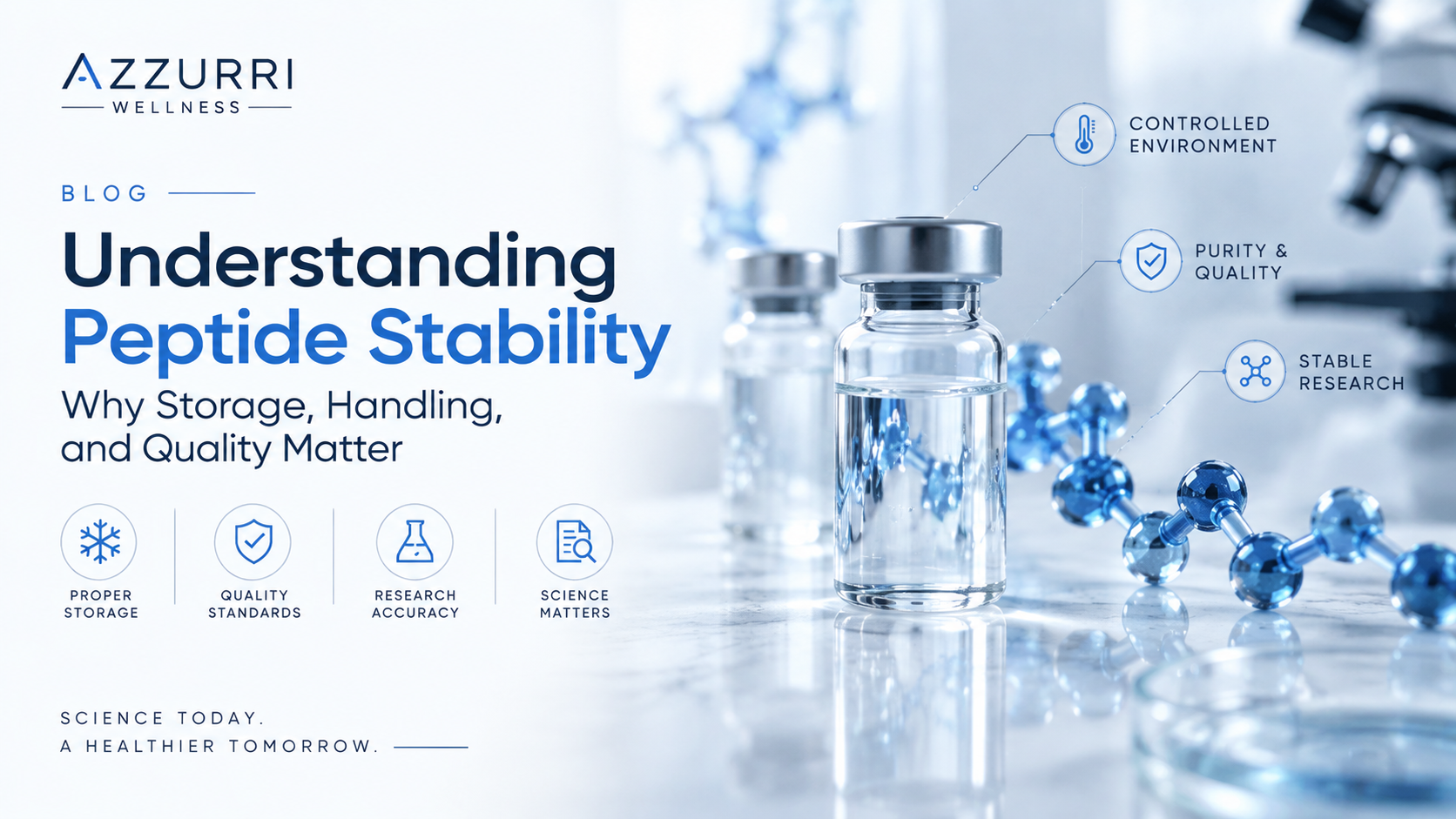 Understanding Peptide Stability: Why Storage, Handling, and Quality Matter
