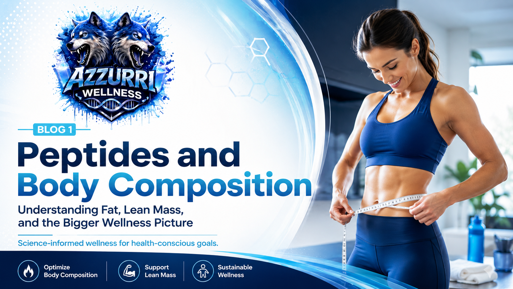 Peptide signaling and lean muscle wellness guide by Azzurri Wellness