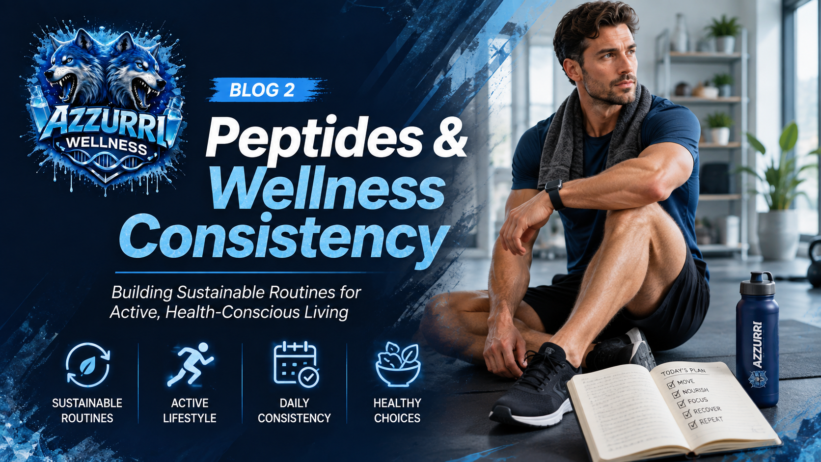Azzurri Wellness peptides and wellness consistency active lifestyle guide