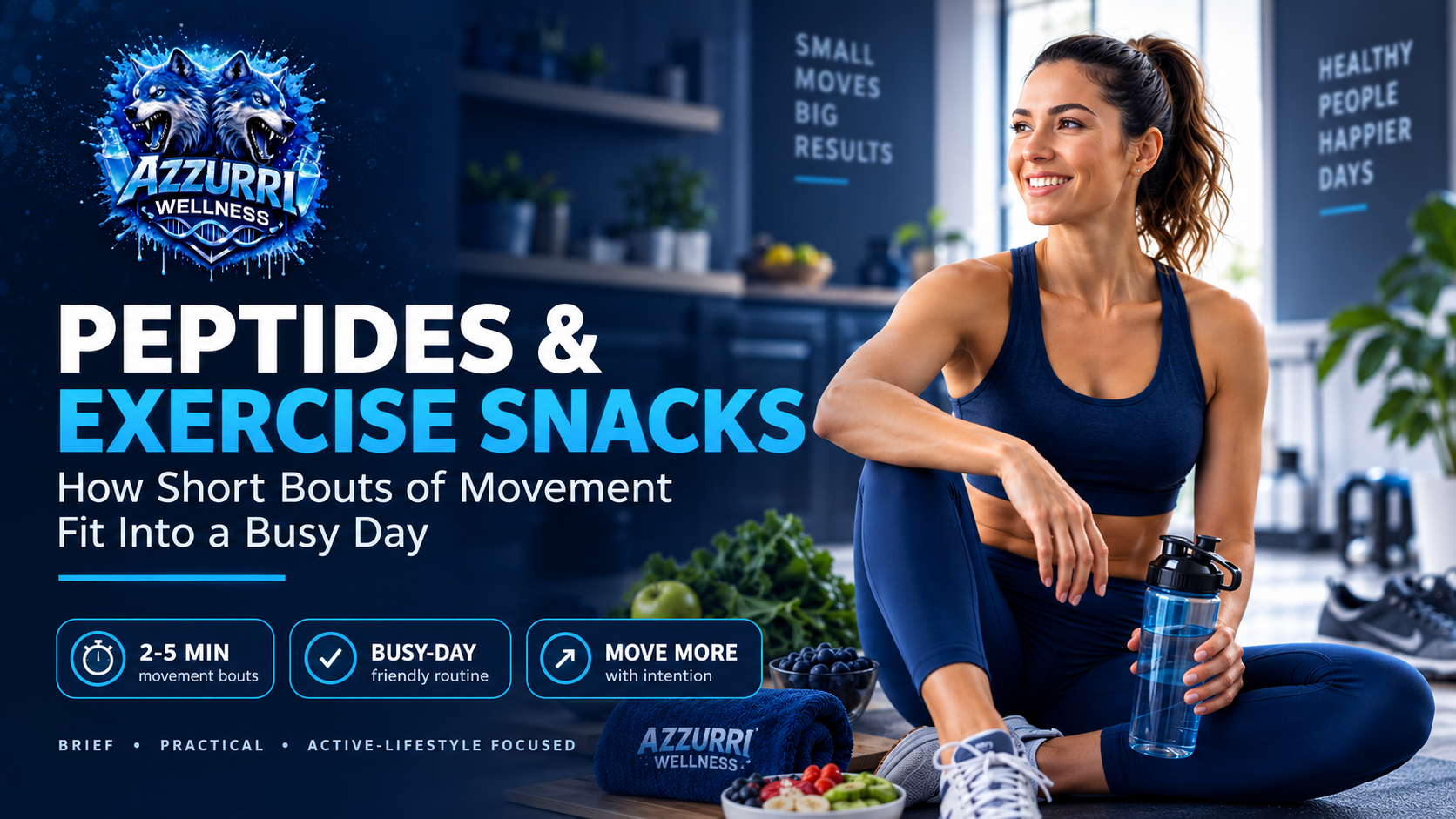 Azzurri Wellness exercise snacks short movement active lifestyle guide