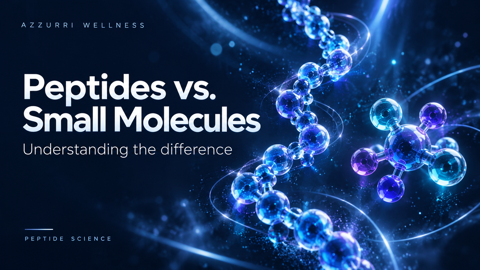 Peptides vs. Small Molecules: Understanding the Difference
